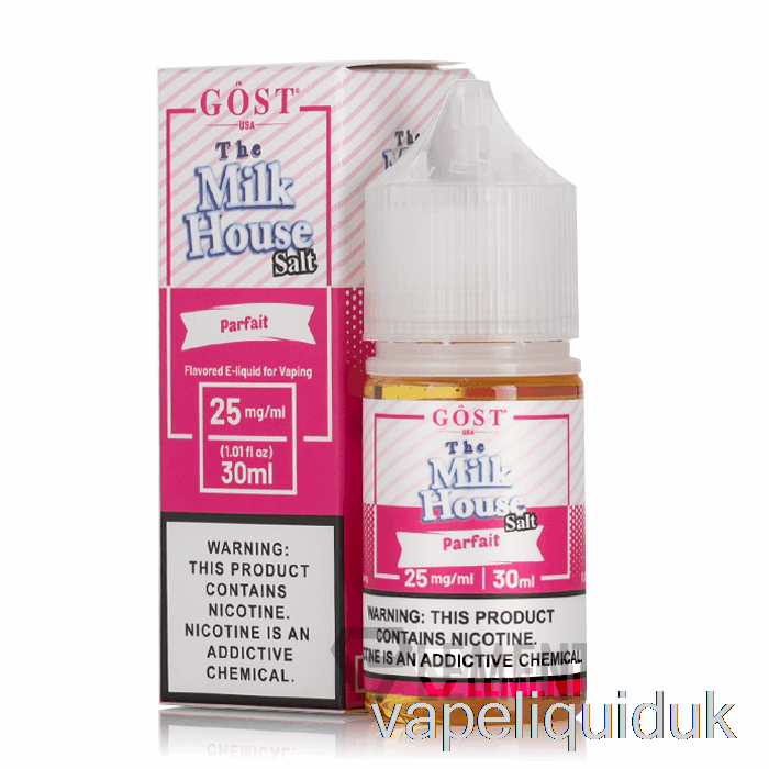 Parfait SALTS - The Milk House - GOST Vapor - 30mL 50mg Vape Juice